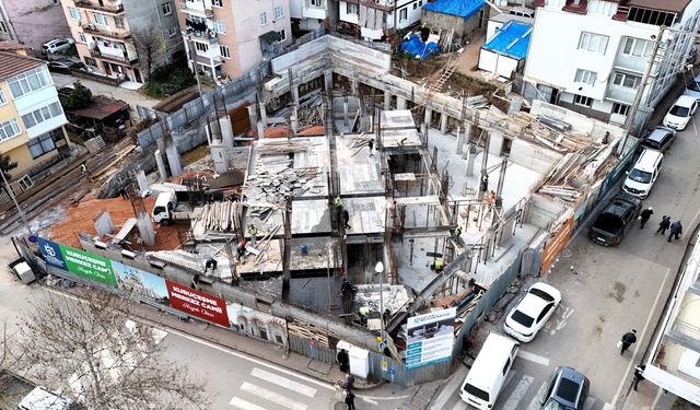 Yeni Kuruçeşme Merkez Camii Hızla Yükseliyor