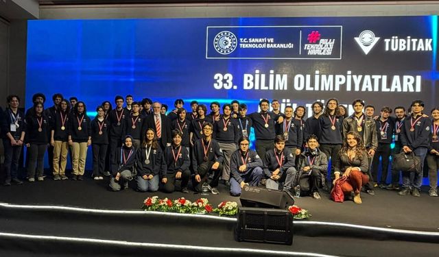 Tübitak Bilim Olimpiyatları’nda 80 Madalya İlimizde