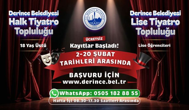 Derince’de Sahne Seni Bekliyor
