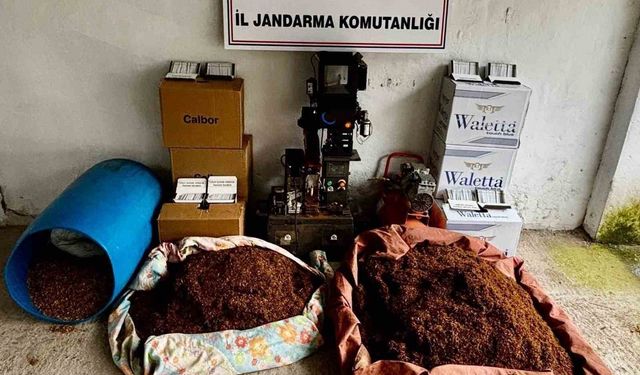 Kaçak tütün operasyonunda 1 milyon 550 bin liralık ürün ele geçirildi