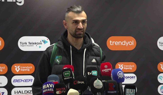 Serdar Dursun: 'Normalde kazanmamız gereken maçı 1 puanla devam ettik'