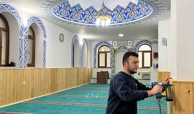 Yunus Emre Camii'nde Ramazan hazırlığı tamamlandı