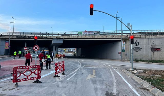Kaşkaldere Bağlantı Yolu Trafiğe Açıldı