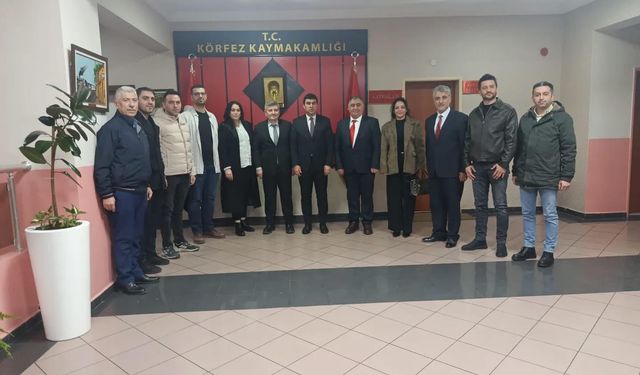 Körfez Esnaf Odası Yönetimi, Kaymakam Kalkar’la Buluştu