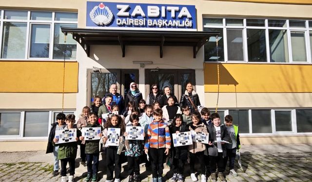 Büyükşehir Zabıtası Öğrencilere Mesleği Tanıttı