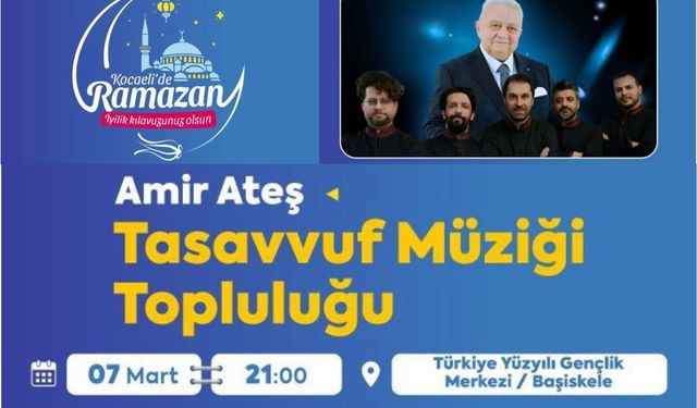 Büyükşehir, Amir Ateş’i Kocaelililer ile Buluşturacak