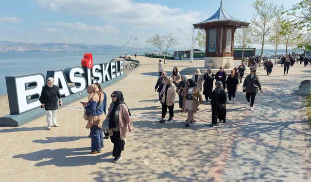 Başiskele'de kadınlar sağlıklı yaşam yürüyüşünde buluştu