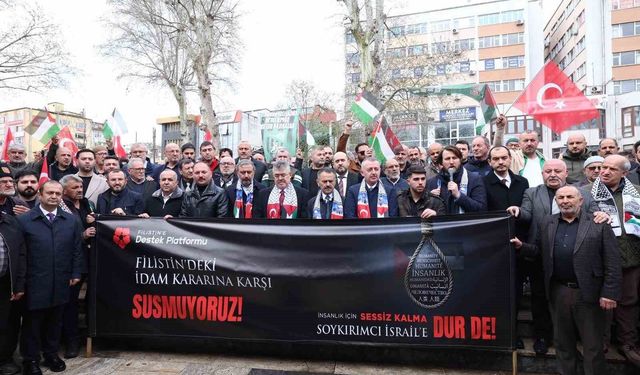 Kocaeli'den İsrail'in 'idam yasasına' karşı ortak ses