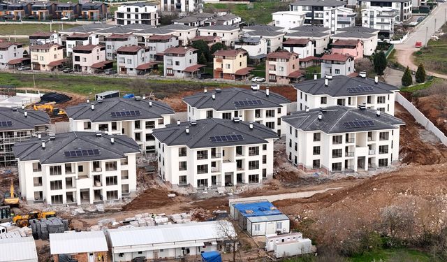 Kartepe Kent Konut Evleri’nde Kaba İnşaat Tamam