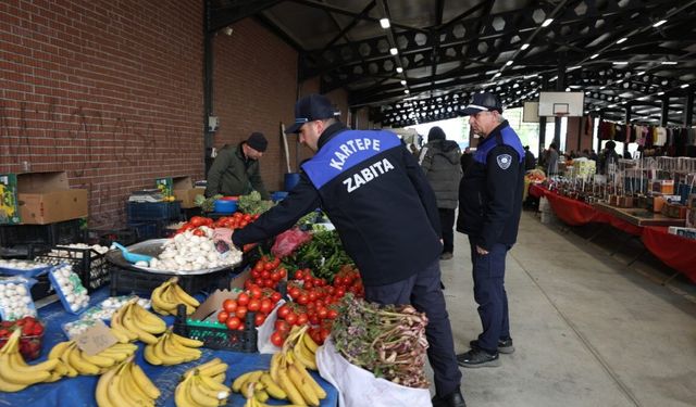 Kartepe Zabıtasından Pazar Denetimi