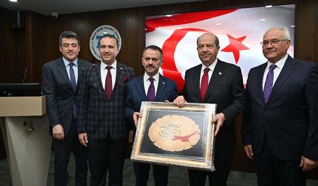DTO Meclisine Katılan Ersin Tatar: “Mavi Vatan’ın Bir Simgesi Olan Sizlerleyim”