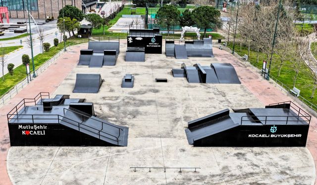 Sekapark’ta Skate Park Yenilendi, Parkur Tam Not Aldı