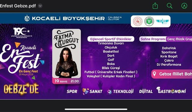19 Mayıs Ruhu Gebze’de de Yaşatılacak