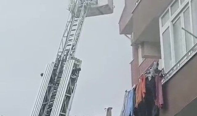 Terasta yangın paniği