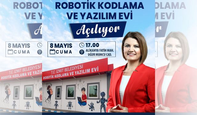 İzmit Belediyesi Robotik Kodlama ve Yazılım Evi Kapılarını Açıyor