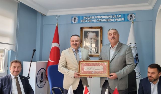 Müdür Aydın’dan Erzurumlular Vakfı’na İade-i Ziyaret