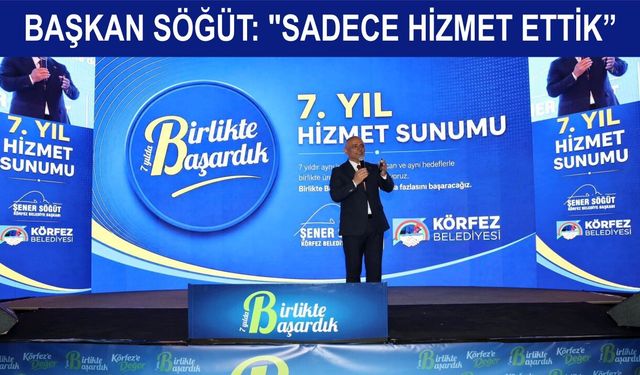 Başkan Söğüt 7 Yıllık Hizmetlerini Anlattı