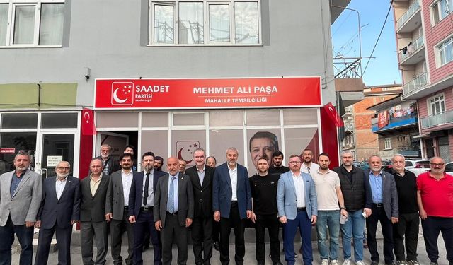 Saadet Partisi Sahada Esnafın Nabzını Tutuyor