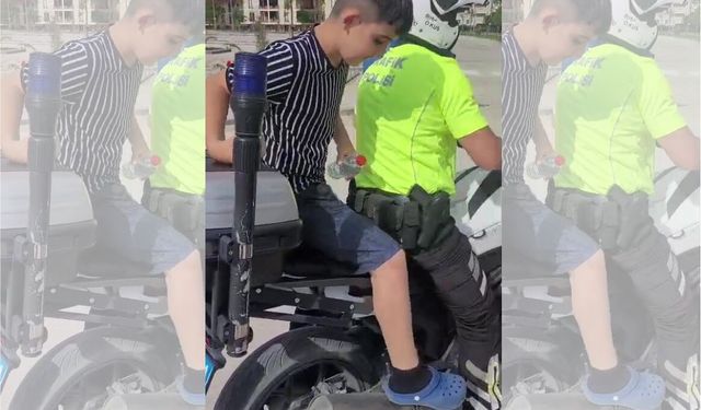 Polis ekipleri öğrenciyi sınava yetiştirmek için zamanla yarıştı
