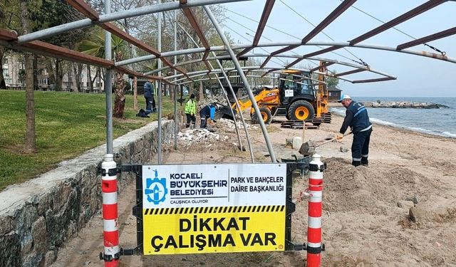 Büyükşehir’den Sahillere Yaz Dokunuşu