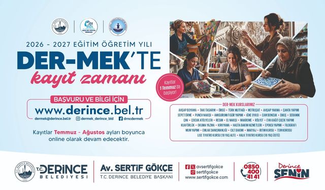 DER-MEK’te Kayıt Zamanı