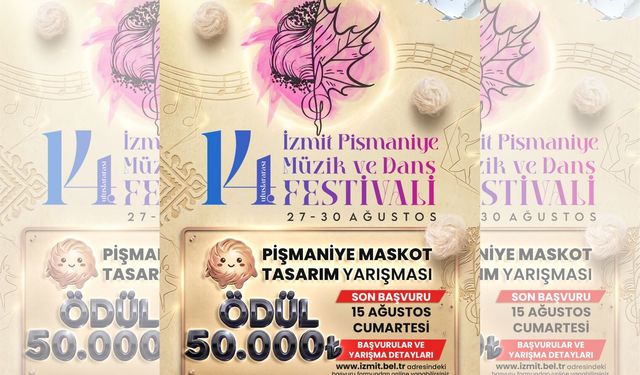Pişmaniye Festivali’nin Maskotu Aranıyor