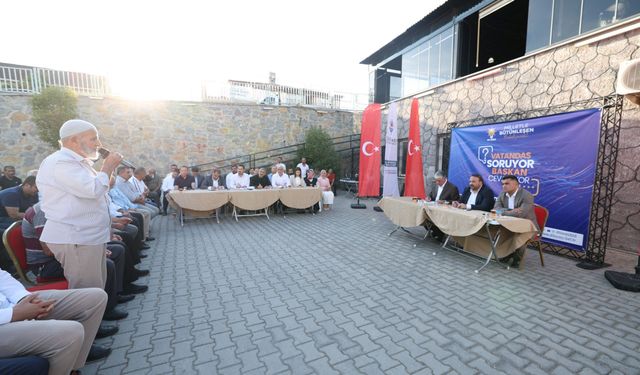 Vatandaş Sordu, Başkan Cevapladı: Diliskelesi’nde Hizmet Ve İstişare Buluşması