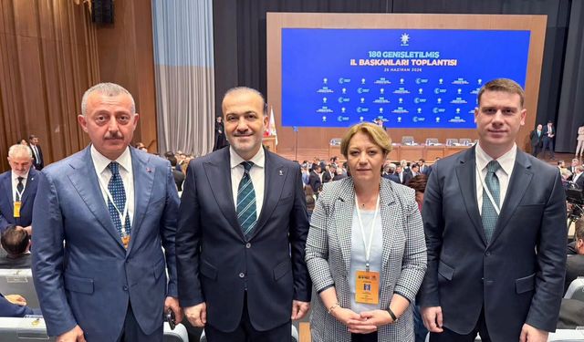 Şahin Talus, İl Başkanları Toplantısı için Ankara’daydı