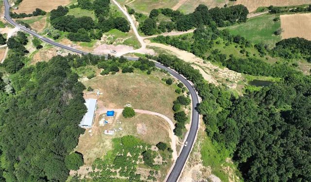 Ağır tonajlı araçlar için Akmeşe'de 2 bin 700 metrelik yeni güzergah