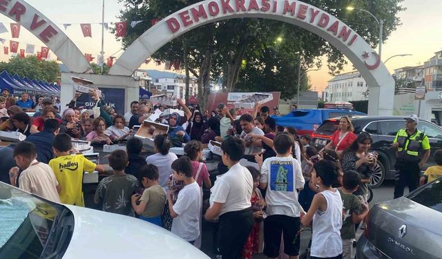 Kiraz kapabilmek için kıyasıya yarıştılar
