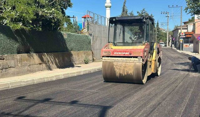 Pelitli Mahallesi Atatürk Caddesi asfaltlandı