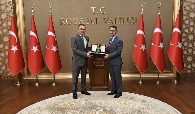 İl Jandarma Komutanı J. Kd. Alb. Murat Bozkurt’tan Vali İlhami Aktaş’a Veda Ziyareti