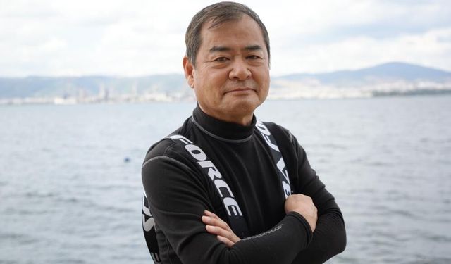 Japon mimar Yoshinori Moriwaki 17 Ağustos depreminin izlerini su altında inceledi