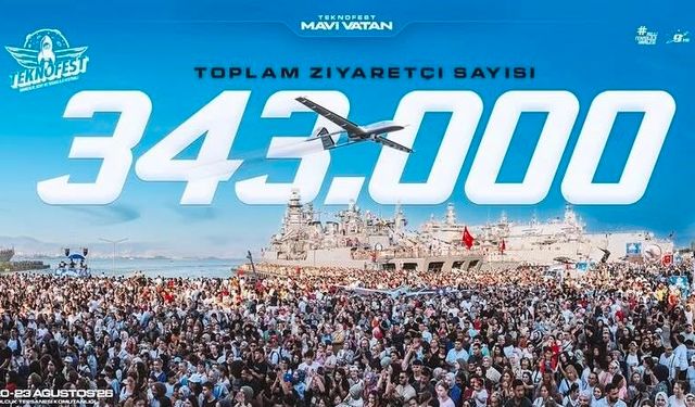 TEKNOFES Mavi Vatan'ı 343 bin kişi ziyaret etti