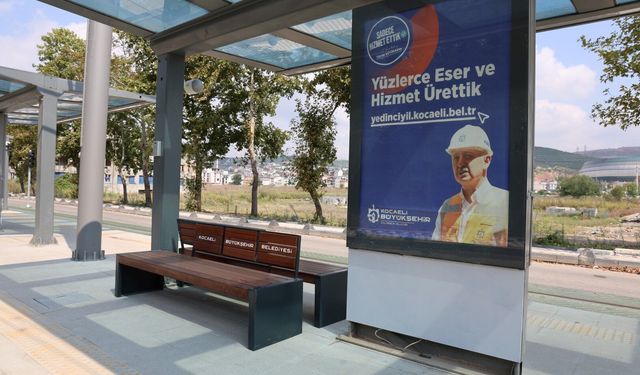 Büyükşehir’den Tramvay Duraklarına 260 Yeni Bank