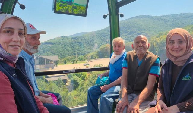 İlk Teleferik Heyecanını Alo Evlat’la Yaşadılar