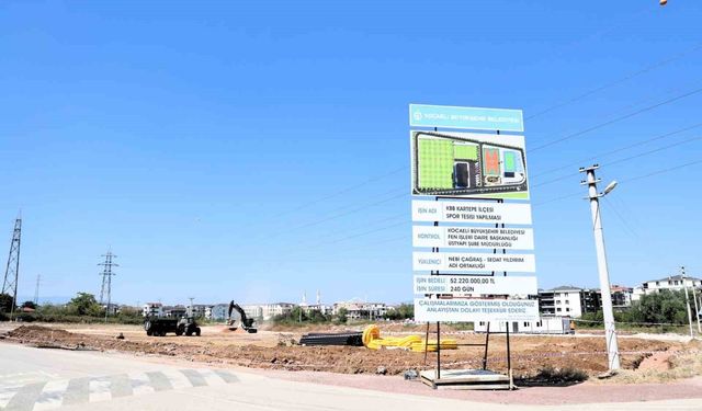 Kartepe'ye modern spor kompleksi inşa ediliyor