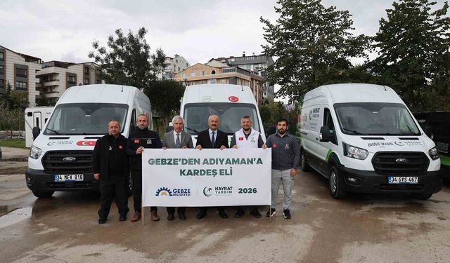 Gebze'den Adıyaman'a uzanan yardım köprüsü