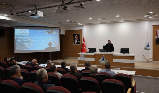 Muhtar ve azalara sağlıklı hayat eğitimi