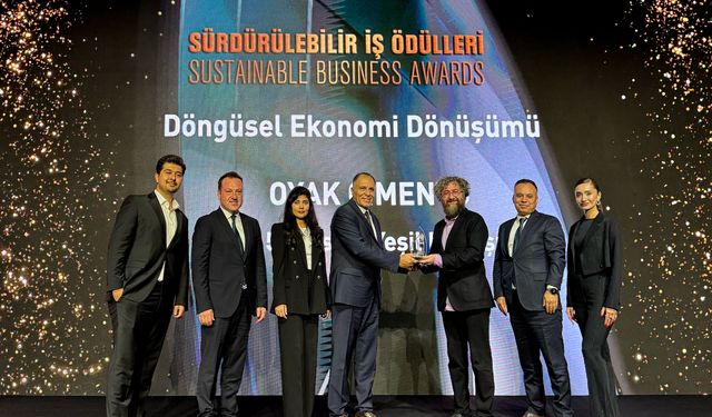 OYAK Çimento’ya “Döngüsel Ekonomi Dönüşümü” Ödülü
