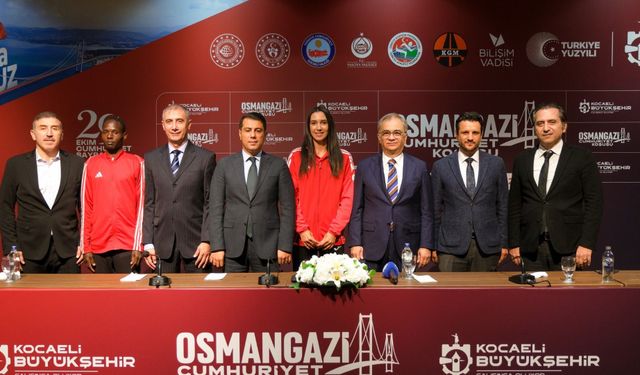 Osmangazi Köprüsü'nde Cumhuriyet coşkusu için 6 bin kişi koşacak
