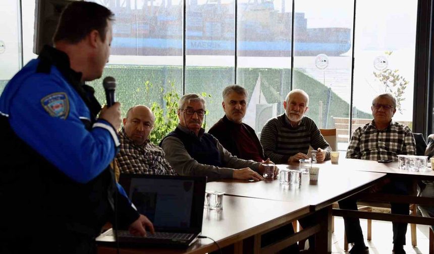 60+ Aktif Yaşlanma Kulübü'nde güvenlik bilgilendirme programı