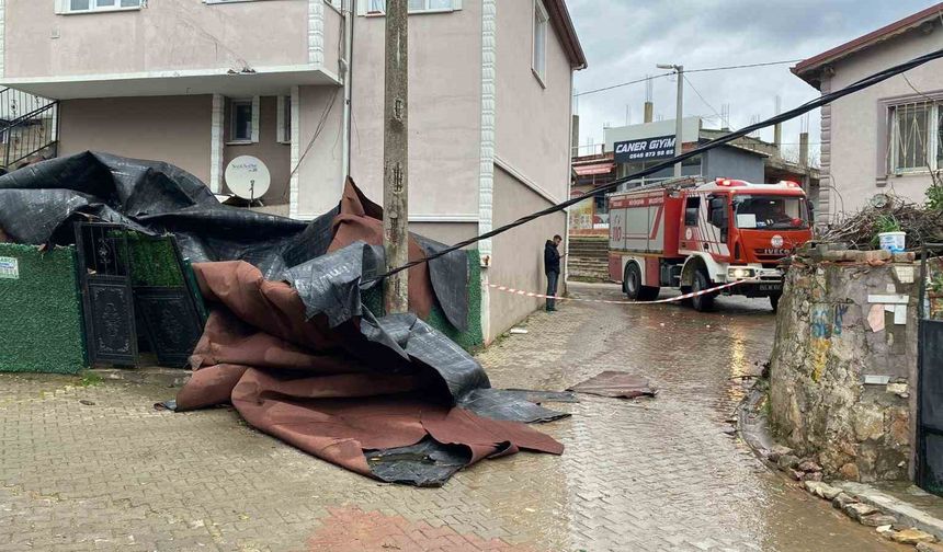 Fırtına sonrası hasar büyük oldu