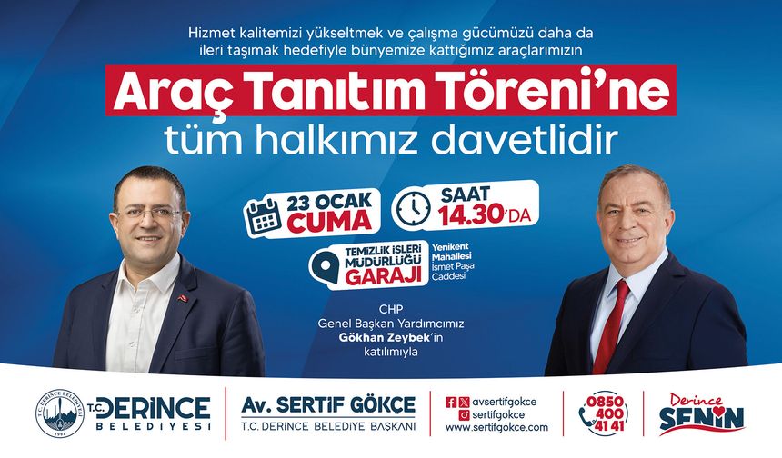 Başkan Gökçe Araç Tanıtımı Yapacak