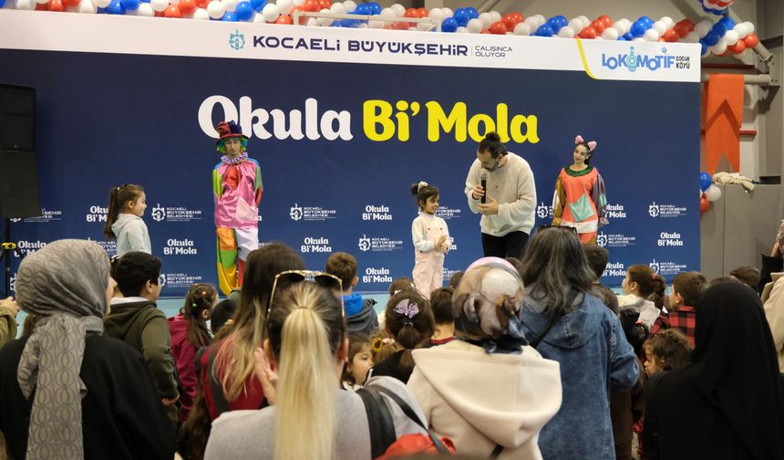 “Okula Bi’ Mola” Etkinlikleri Karamürsel’i Coşturdu