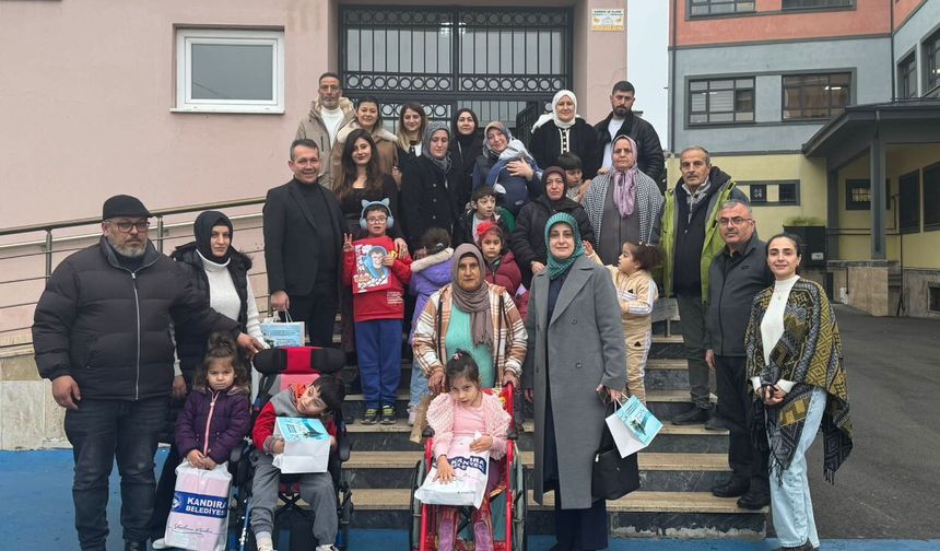 Kandıra Belediyesinden Özel Öğrencilere Karne Sürprizi!