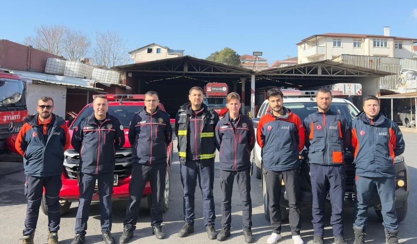 Kocaeli Büyükşehir İtfaiyesi, taşkın riskine karşı Edirne'de