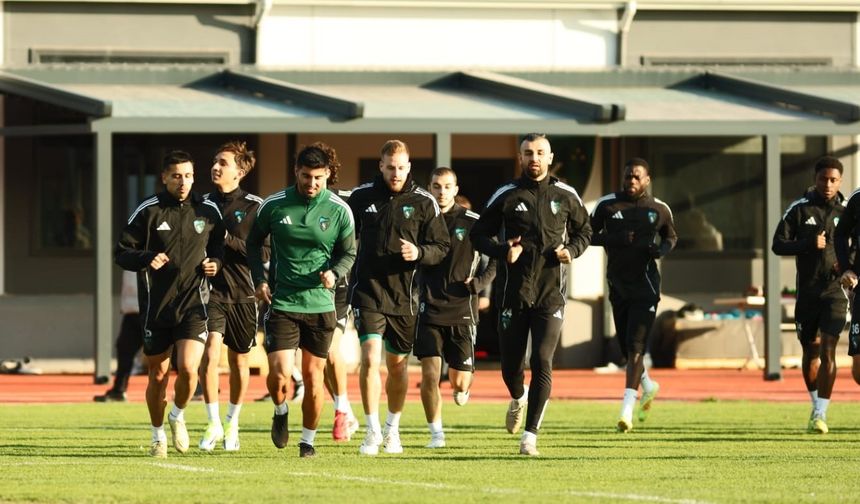 Kocaelispor, Beşiktaş maçının hazırlıklarına başladı