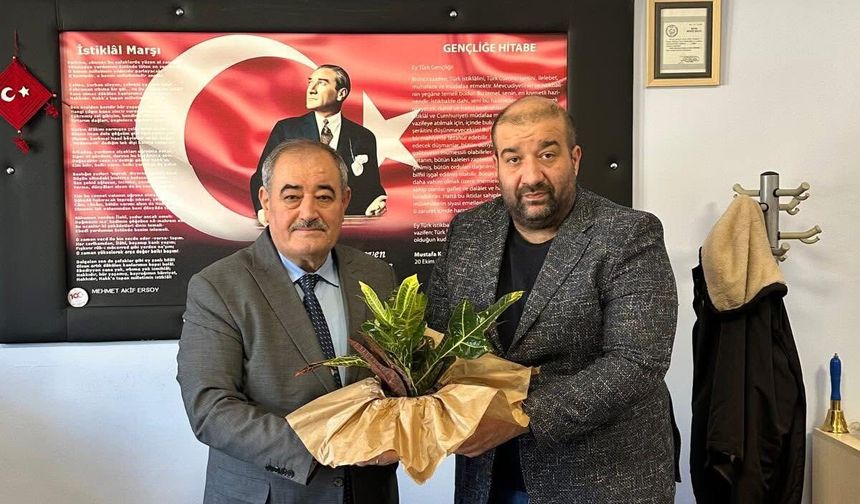 MHP Körfez’den Türk Eğitim-Sen Temsilciliğine Hayırlı Olsun Ziyareti