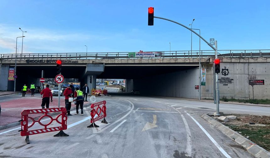 Kaşkaldere Bağlantı Yolu Trafiğe Açıldı